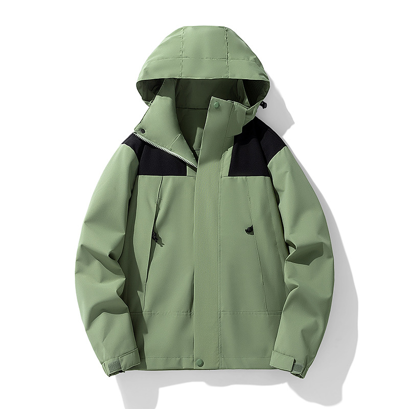 Men's Simple Style Jacket With Zipper