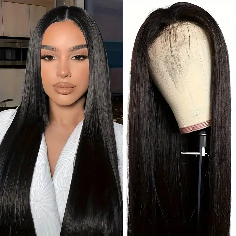 Lace Edge Straight Hair Wig