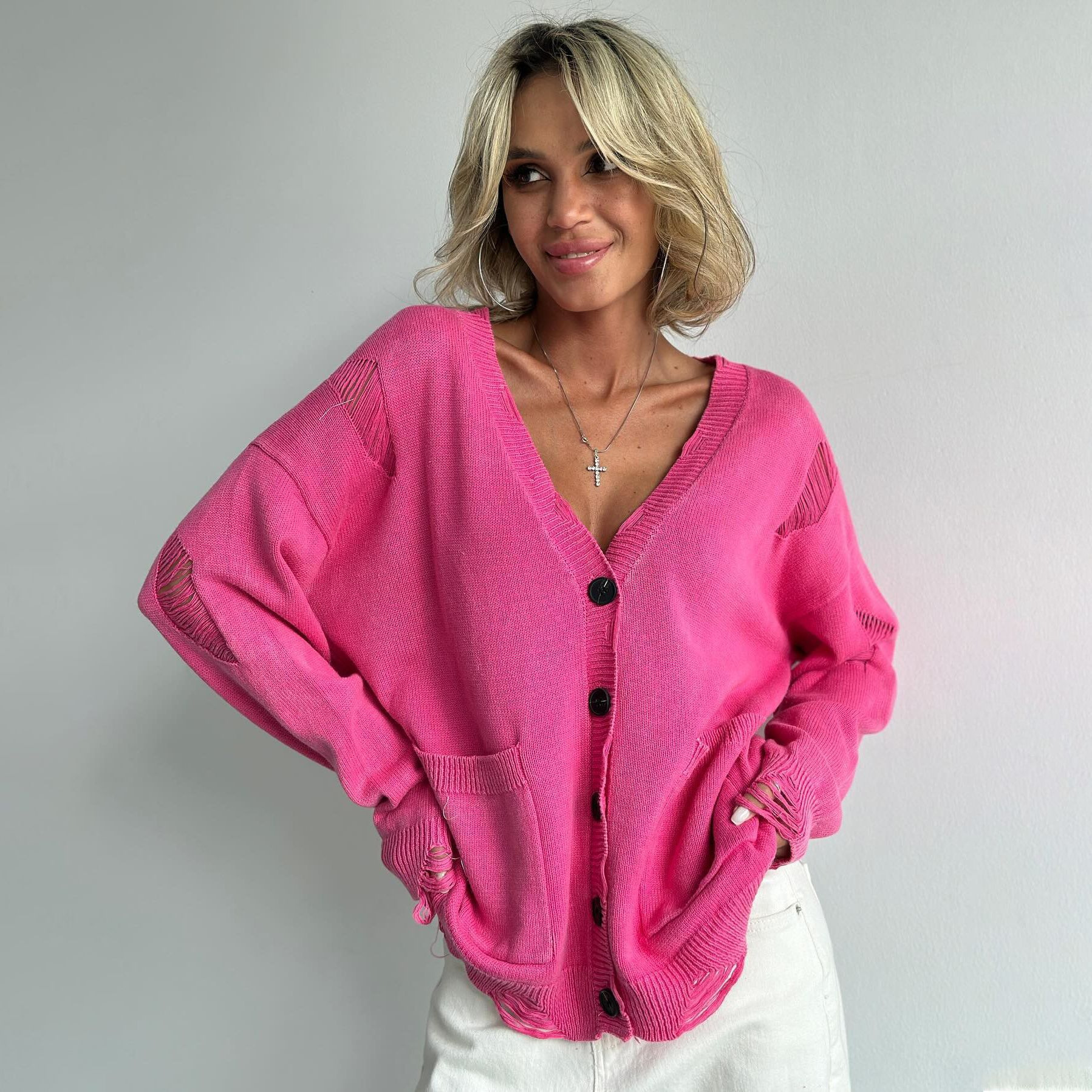 Knit Sweater Cardigan