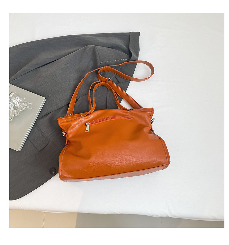 Square Artificial Leather Tote Bag