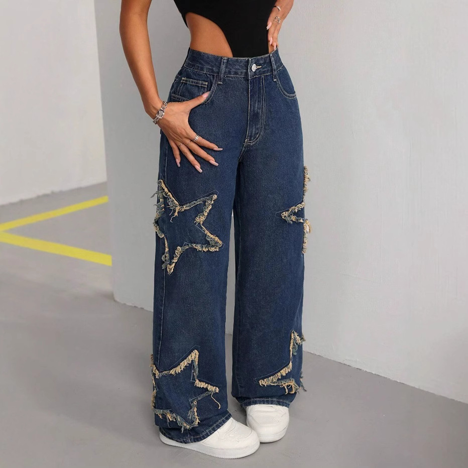 High Waist Waist Line Jeans