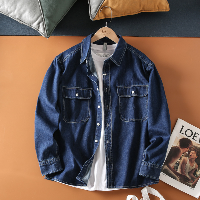 Solid Color Casual Linen Blouse With Long Sleeve