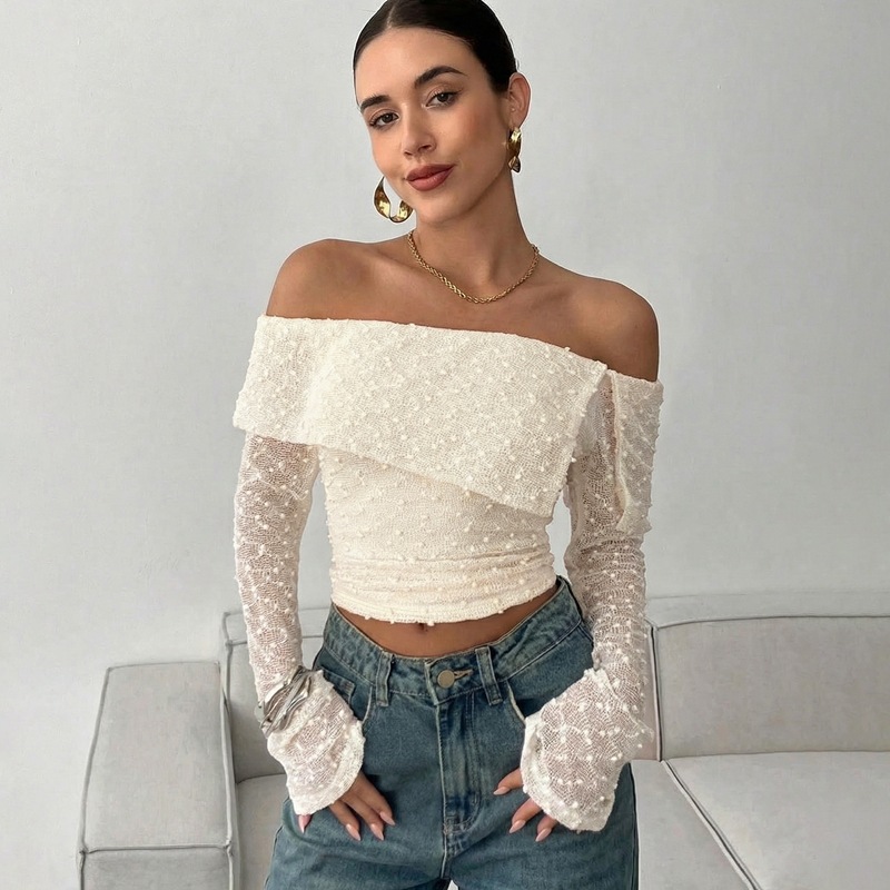 Long Sleeve T-shirt Featuring