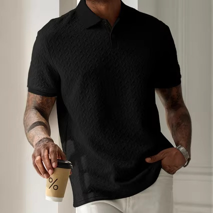 Lapel Collar Short Sleeves