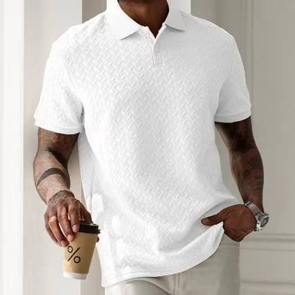 Lapel Collar Short Sleeves