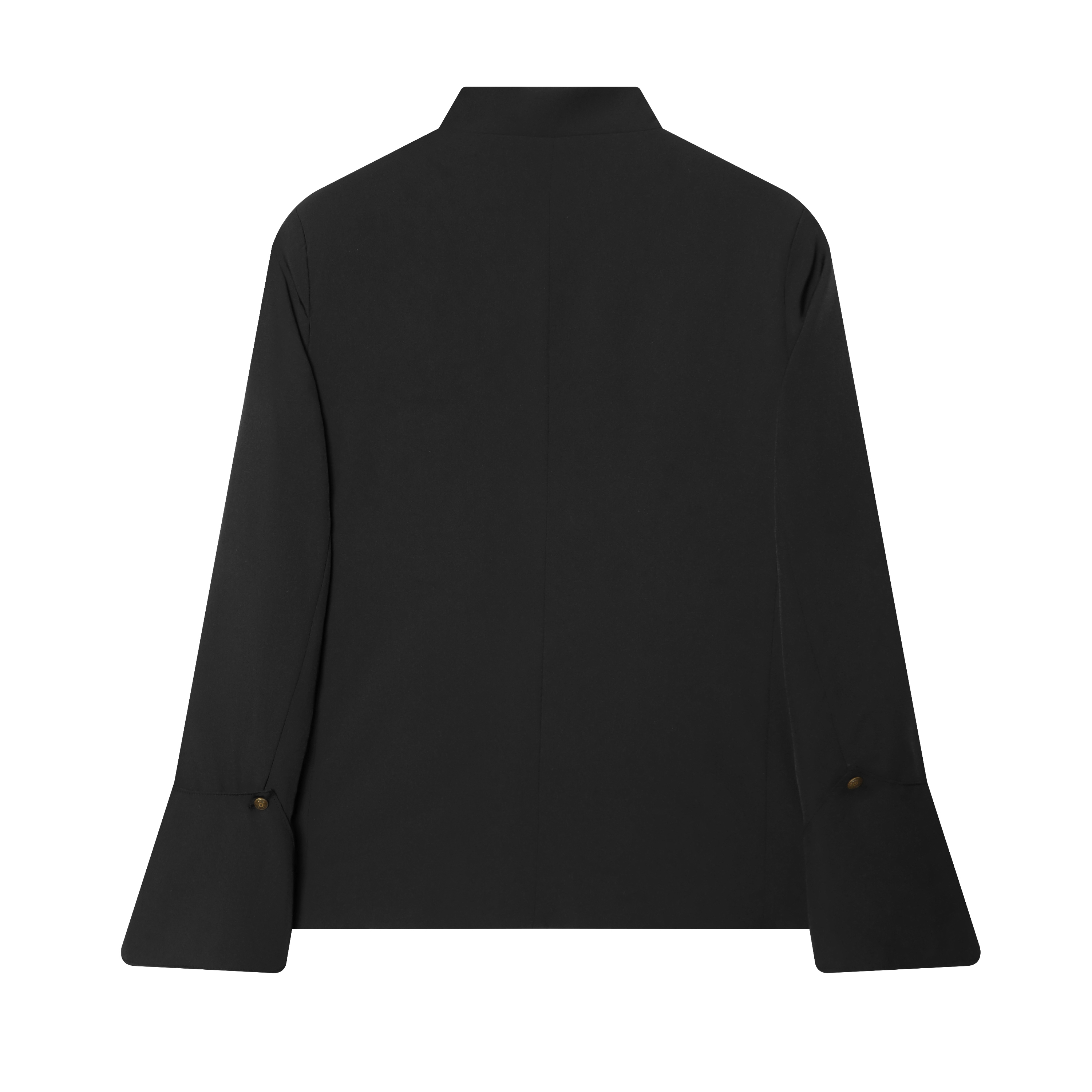 Elegant Long Sleeve Polyester Blazer