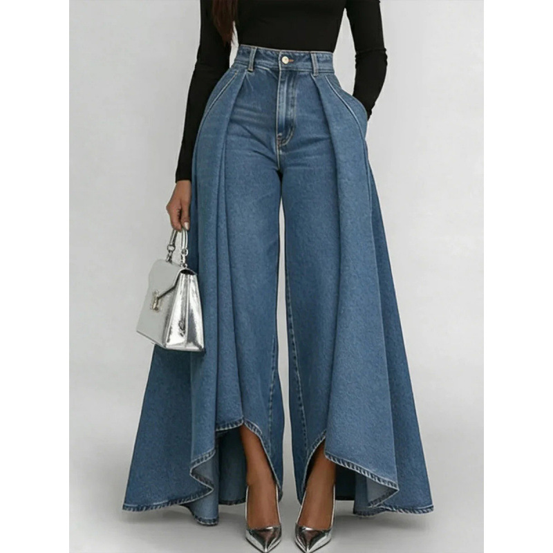 Casual Solid Color Straight Full Length