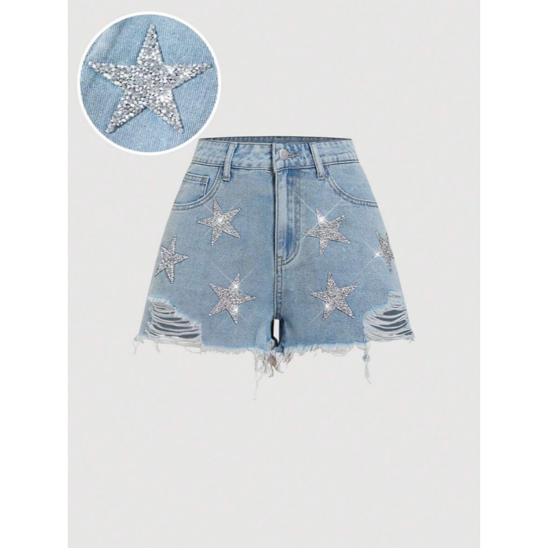 Casual Women's Jeans Shorts