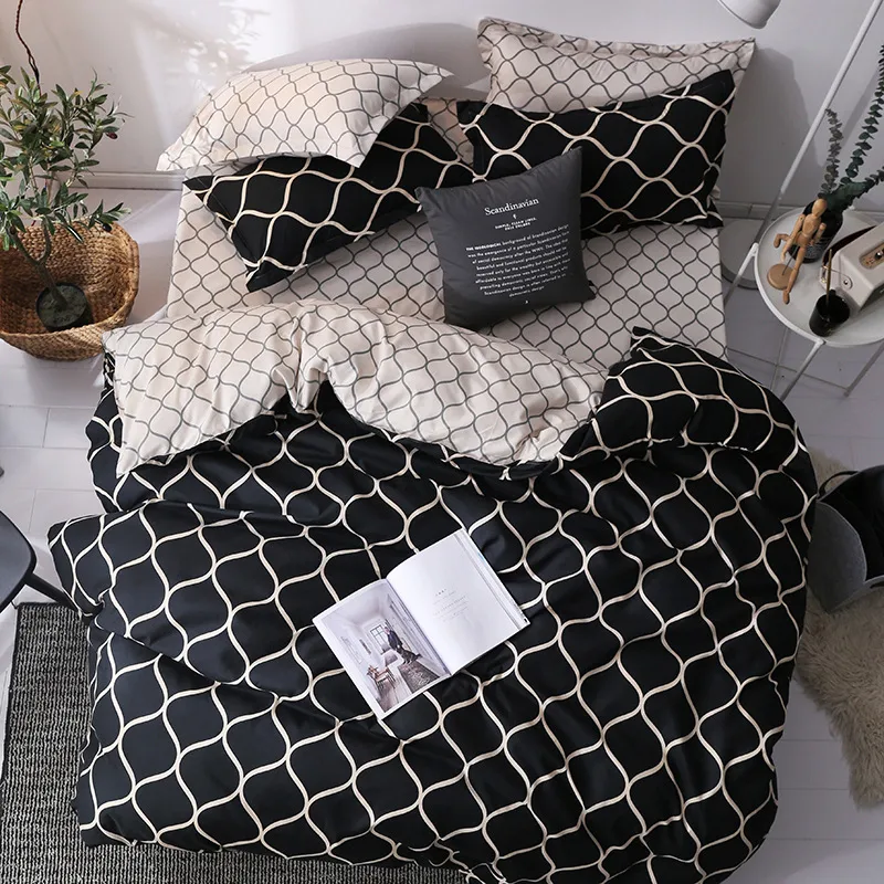 Casava Vacation Bloom Color-Block Bedding Set