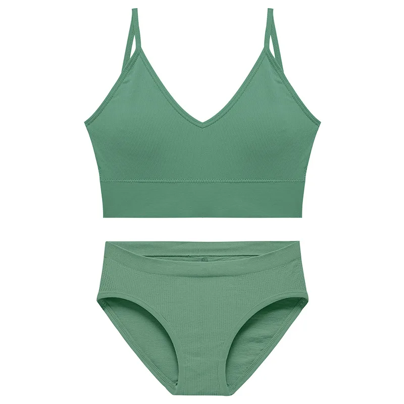 Casava Gather Breathable Bra & Panty Set