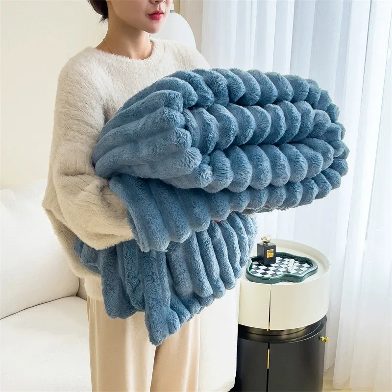 Casava Cozy Rabbit Plush Nap Blanket