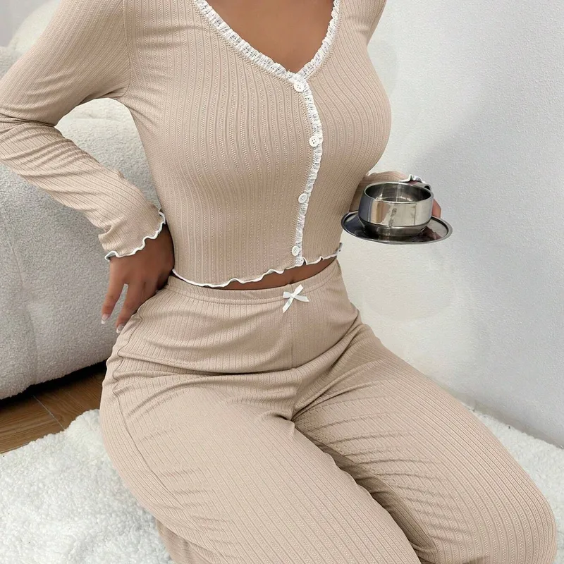 Casava Elegant Lace Pajama Set