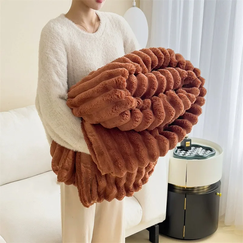 Casava Cozy Rabbit Plush Nap Blanket