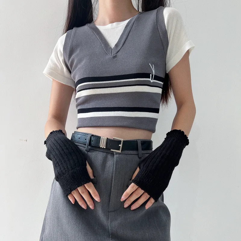 Casava Simple Short Knitted Glove