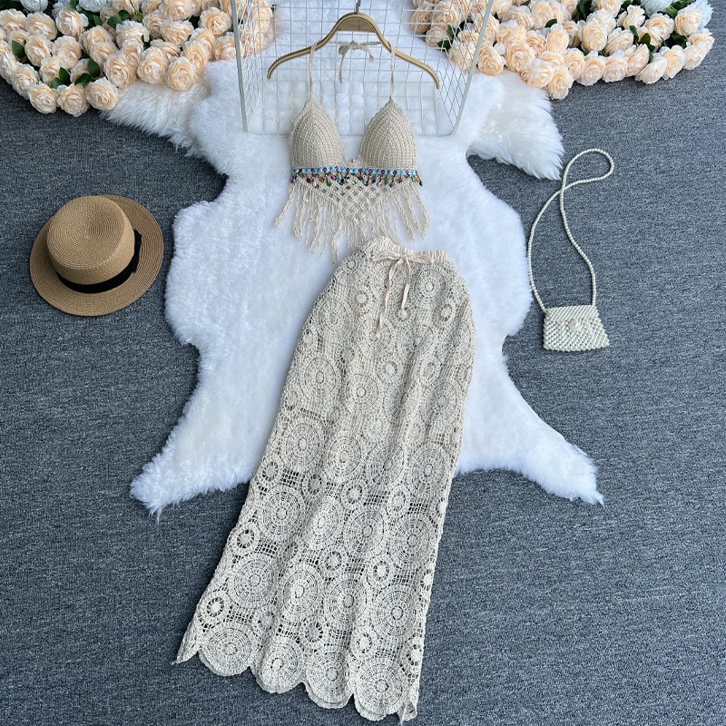 Casava Hollow Out Skirt Co-ord Se