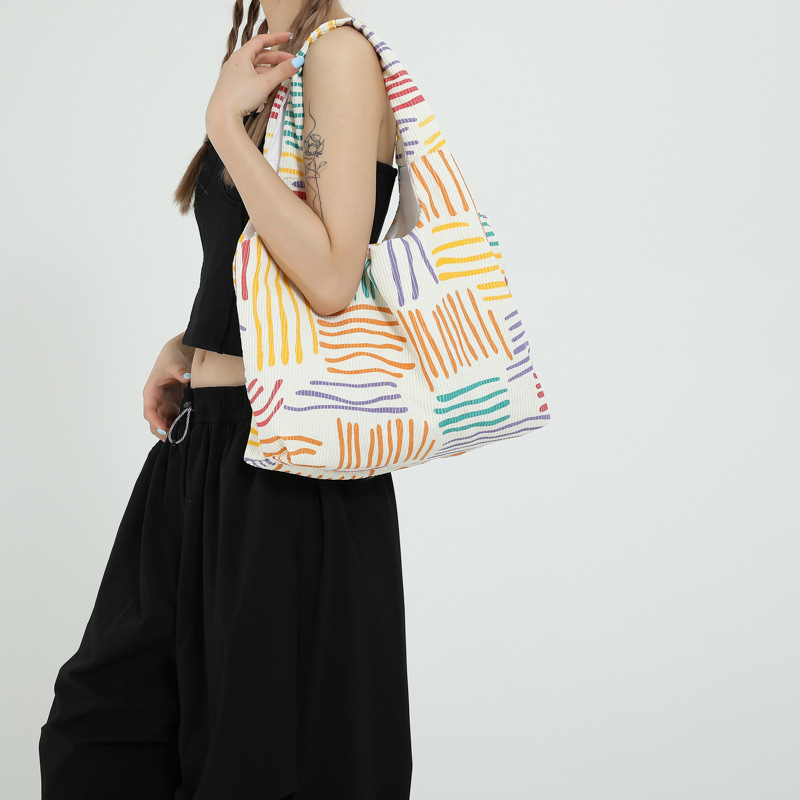 Casava Canvas Flower Tote Bag