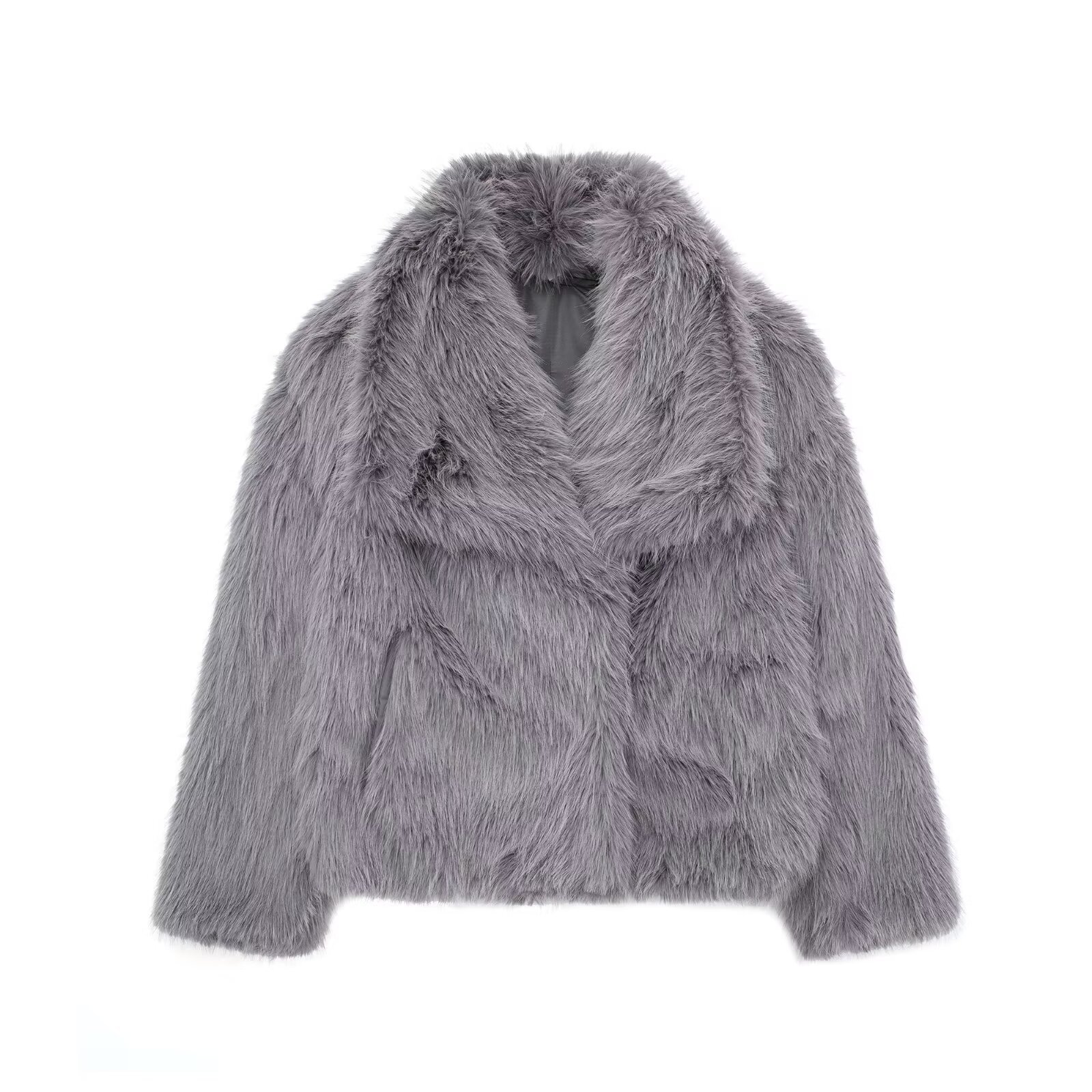 Casava  Streetwear Faux Fur Coat