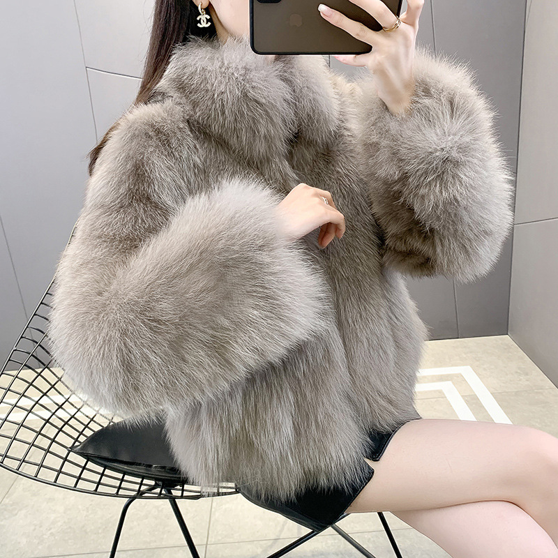 Casava Women Fur Coat