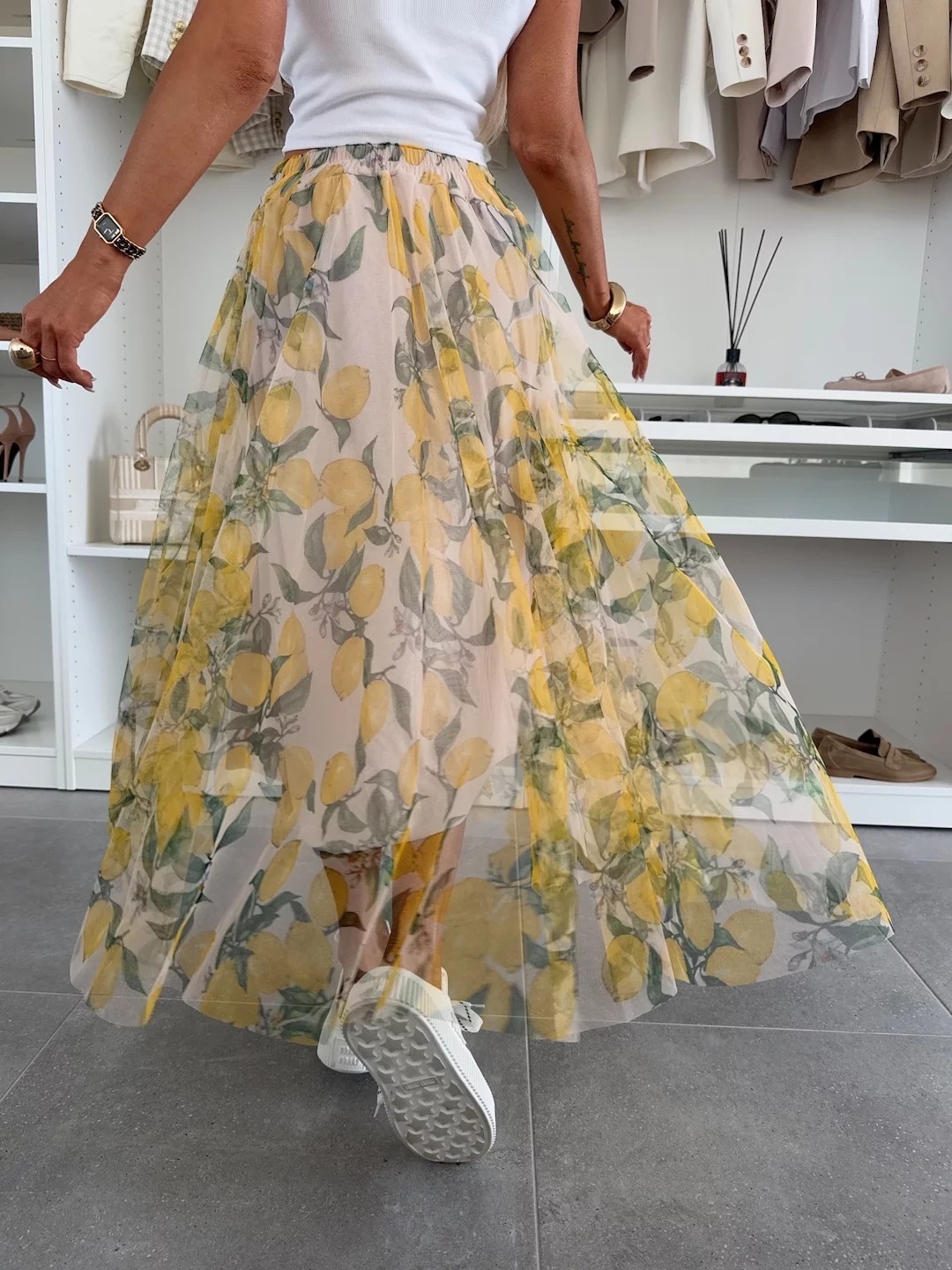 Casava Printed Maxi Skirt