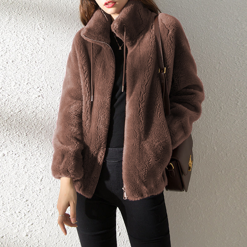 Casava  Two-Tone Woolen Coat