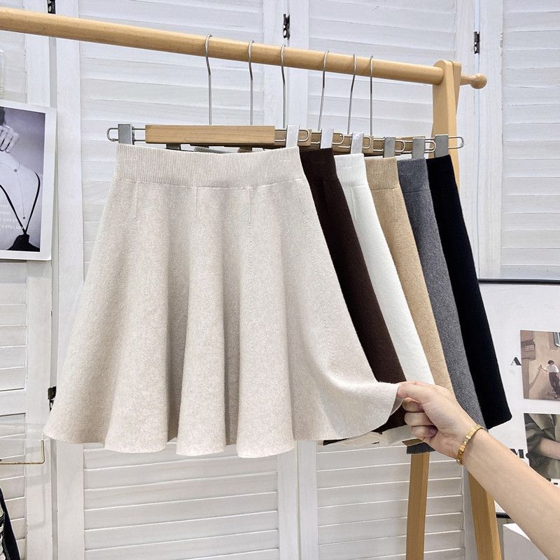 Casava High Waist Knitted Mini Skirt
