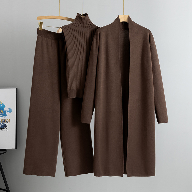 Casava Loose Knitted Three-Piece Set