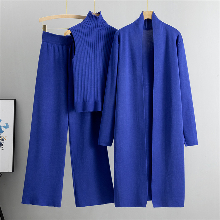 Casava Loose Knitted Three-Piece Set